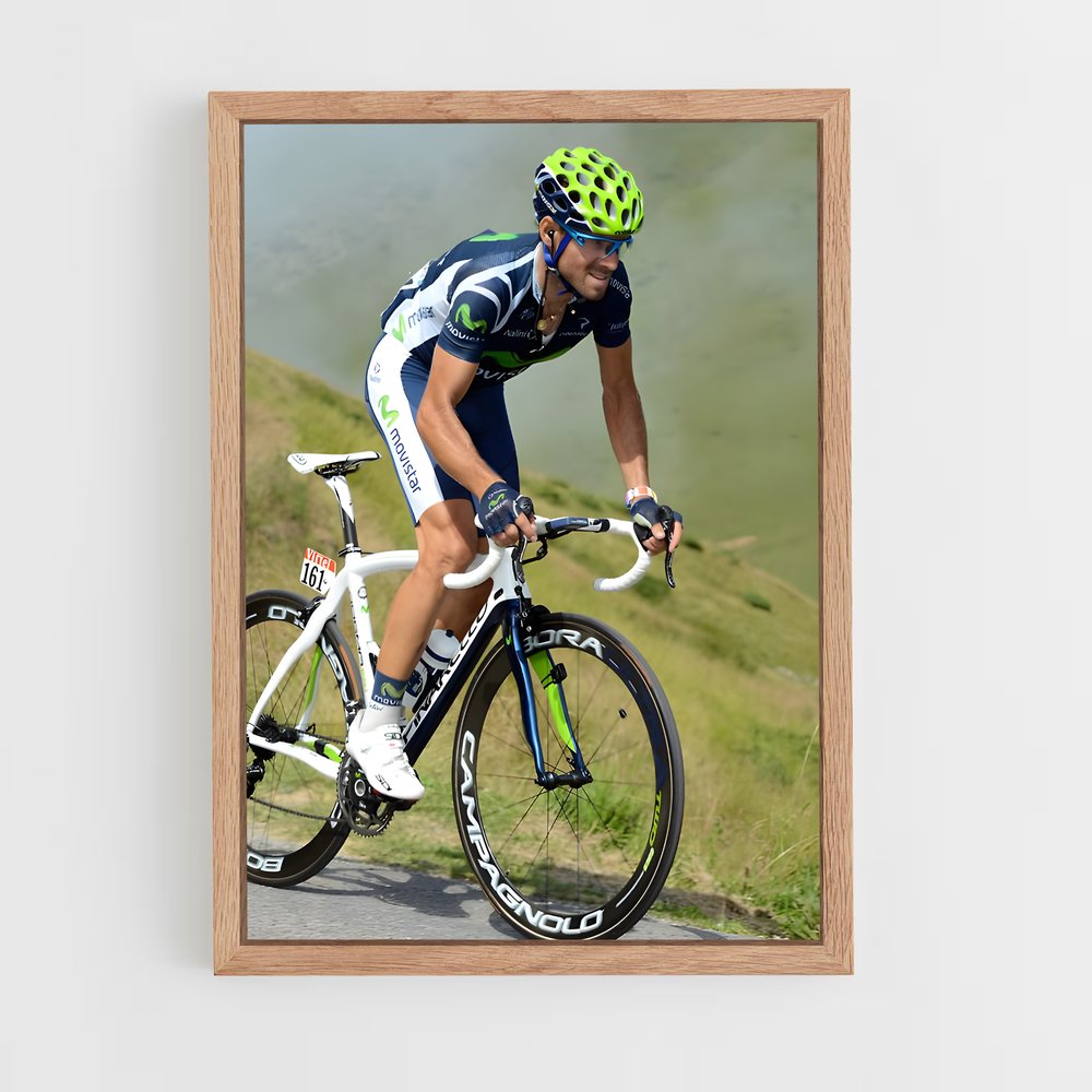 Poster La Route de Valverde – affiche Cyclisme (vue 4)